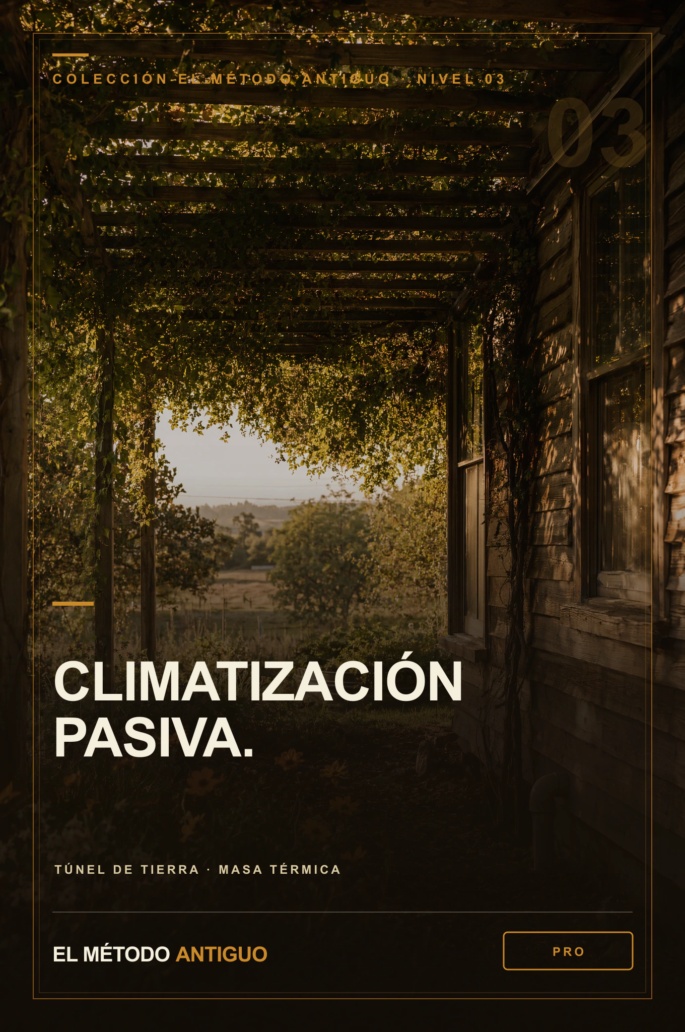 Portada de El Método Antiguo de Climatización Pasiva